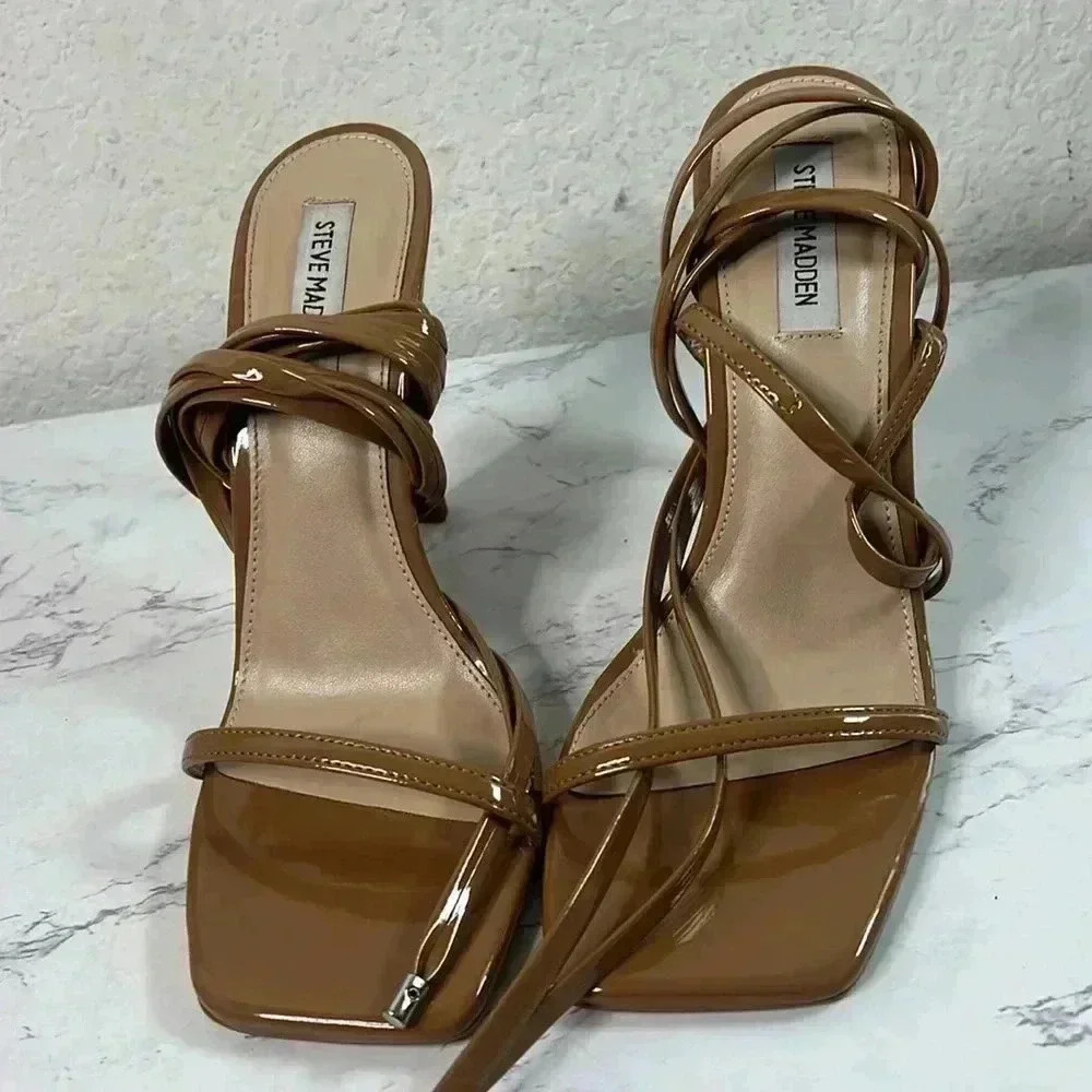 STEVE MADDEN "UPLIFT" HEELS SIZE 9.5 M - Picture 9 of 11
